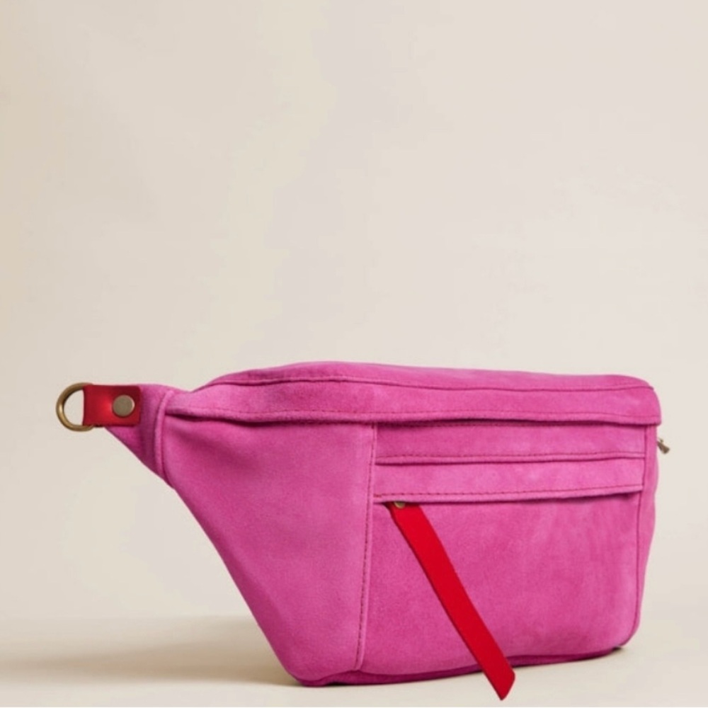 Parker Thatch Cross Your Heart Sling - Suede Pink and Strap - Picture 3 of 8